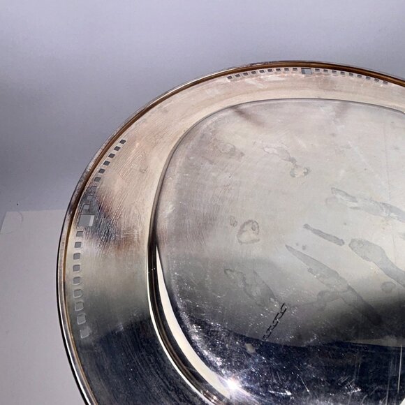 Skyscraper Design Platter Charger Richard Meier for Swid Powell 15" Silverplated - Picture 7 of 16